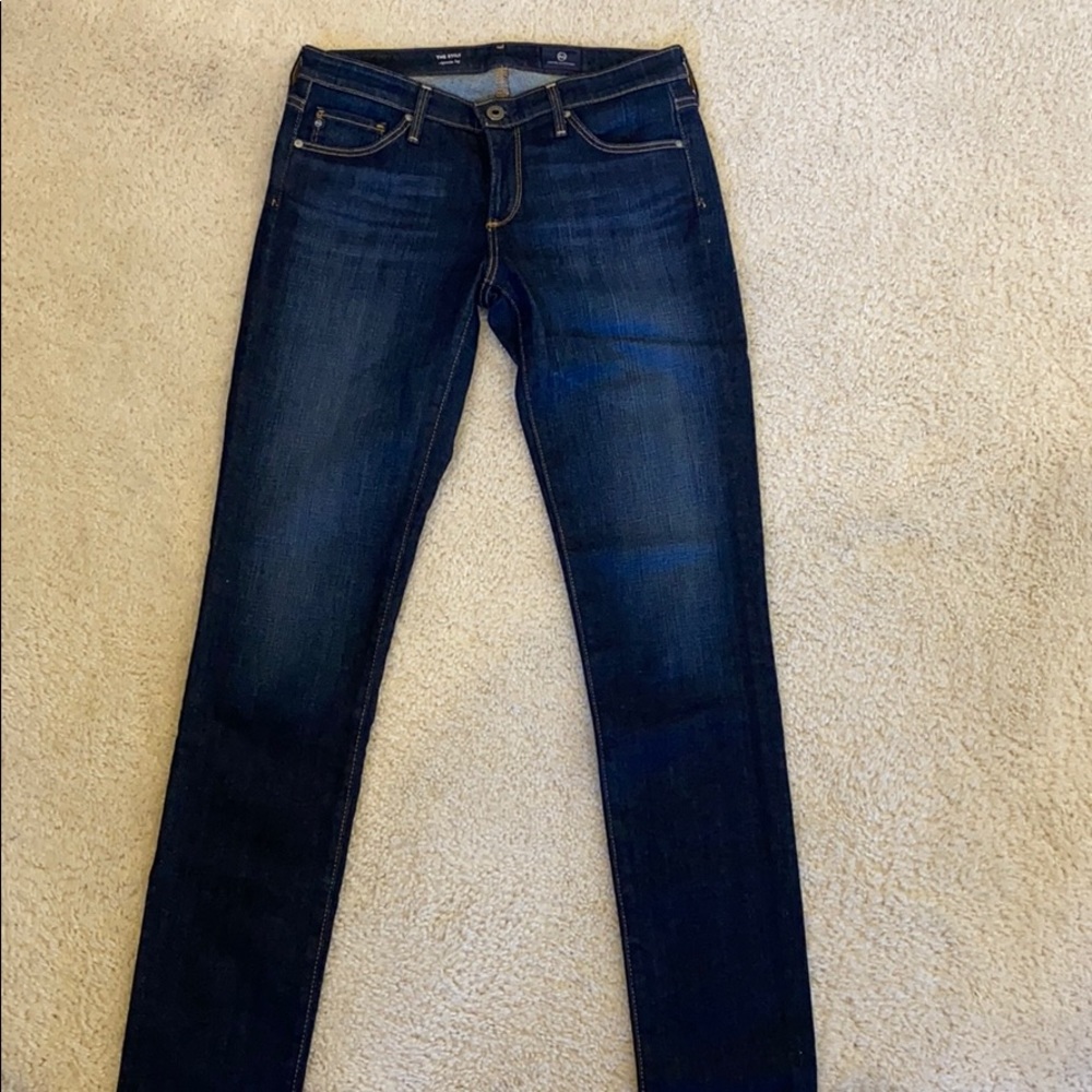 AG dark wash jeans